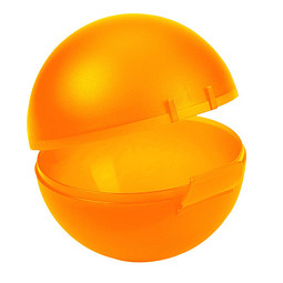 Vorratsdose Apfel-Box, trend-orange PP