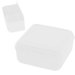 Vorratsdose Cube deluxe, mit Trennschale, weiß