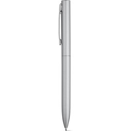 WASS. Aluminium-Kugelschreiber mit Drehmechanik, Satinsilber
