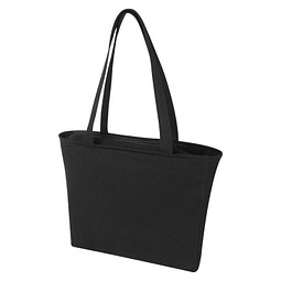 Weekender 500 g/m²  recycelte Tragetasche, schwarz