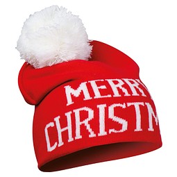 Weihnachtsmütze, rot