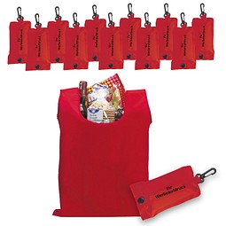 Werbe-Sparset: Einkaufstaschen, 80-tlg., inkl. Druck, rot
