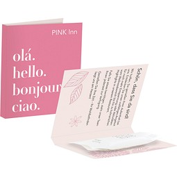 Werbekarte Midi, Seife, inkl. Druck