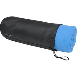 Willow RPET Decke aus Polar Fleece, processblau