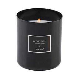Wooosh Scented Candle True Wood, schwarz