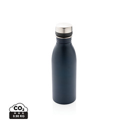 XD COLLECTION Deluxe Wasserflasche aus RCS recyceltem Stainless-Steel, navy blau