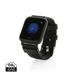 XD COLLECTION Fit Watch aus RCS recyceltem TPU, schwarz