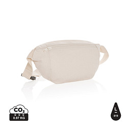 XD COLLECTION Impact Aware™ 285g/m² ungefärbte rCanvas-Gürteltasche, off white