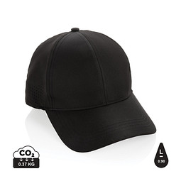 XD COLLECTION Impact AWARE™ rPET 6-Panel-Sportkappe, schwarz