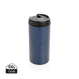 XD XCLUSIVE Metro Becher Becher aus recyceltem Edelstahl, blau