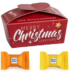 Xmas Ballotin, Ritter Sport Karamel Duo & Schoko Crisp, inkl. Druck