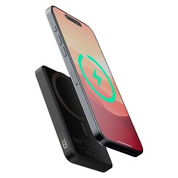 Xtorm FS5W051 5000 mAh magnetische kabellose Powerbank, schwarz