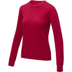 Zenon Sweater mit Rundhalsausschnitt für Damen, rot, XXL