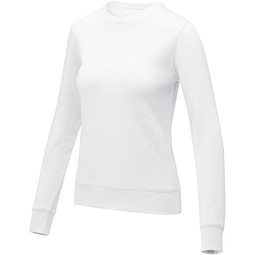 Zenon Sweater mit Rundhalsausschnitt für Damen, weiss, 3XL