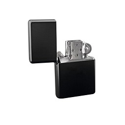 ZORR Benzin American Style Feuerzeug, schwarz matt