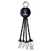 reeves® 3 in 1 Ladekabel mit Beleuchtung Puhalani, weiß reeves® 3 in 1 Ladekabel mit Beleuchtung Puhalani, weiß