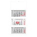 Geiger-Notes 3-Monats-Recycling-Wandkalender Profil 2027, green+blue, inkl. Druck