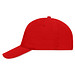 5-Panel Sandwich-Cap, rot/weiß