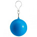 Notfallponcho im Kunststoffball, hellblau