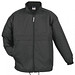 B&C Collection Unisex Windbreaker Jacke, schwarz, S