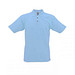 JAMES & NICHOLSON Unisex Poloshirt, hellblau, XXXL JAMES & NICHOLSON Unisex Poloshirt, hellblau, XXXL