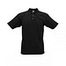 JAMES & NICHOLSON Unisex Poloshirt, schwarz, XXXL
