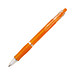 BIC® Kugelschreiber Clic Pen, blaue Mine, orange-frosted