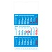 Geiger-Notes Maxi-3-Monats-Wandkalender 2027, blau/weiß