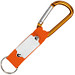 Schlüsselanhänger mit Karabiner, orange