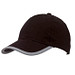 6-Panel-Cap Reflect, Schwarz
