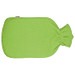 Wärmflasche mit Fleecebezug, Apfelgrün