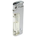 Piezo LED-Feuerzeug Light Fire, silber-metallic Piezo LED-Feuerzeug Light Fire, silber-metallic