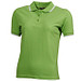 JAMES & NICHOLSON Damen Poloshirt Pique, hellgrün/weiß, XL