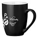 Tasse Gloria, 370 ml, schwarz/weiß Tasse Gloria, 370 ml, schwarz/weiß