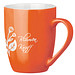 Tasse Gloria, 370 ml, orange/weiß