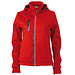 JAMES & NICHOLSON Damen Softshell-Jacke Maritime, rot/dunkelblau/weiß, S