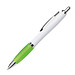 LANCE® Kugelschreiber Milano, blaue Mine, weiß/hellgrün
