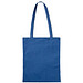 Einkaufstasche Baumwolle, lange Henkel, royalblau