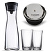 WMF Wasserkaraffe Basic mit 2 Gläsern, 3-tlg., transparent