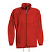 B&C Collection Unisex Windbreaker Jacke, rot, XXL