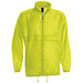 B&C Collection Unisex Windbreaker Jacke, gelb, L