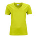 JAMES & NICHOLSON Damen Funktions T-Shirt Active, gelb, L