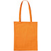 Einkaufstasche Baumwolle, lange Henkel, orange