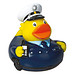 Schnabels® Bade-Ente Polizist, gelb/dunkelblau