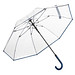 FARE® Automatik-Stockschirm Pure, transparent/marine