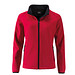 JAMES & NICHOLSON Damen Softshell-Jacke Promo, rot, L