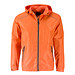 JAMES & NICHOLSON Herren Regenjacke Basic, Herren, orange, M