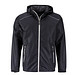 JAMES & NICHOLSON Herren Regenjacke Basic, Herren, schwarz, XXL