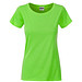 JAMES & NICHOLSON Damen T-Shirt Basic aus Bio-Baumwolle, hellgrün, XS JAMES & NICHOLSON Damen T-Shirt Basic aus Bio-Baumwolle, hellgrün, XS