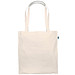 Tasche aus fair gehandelter Baumwolle natur, lange Henkel